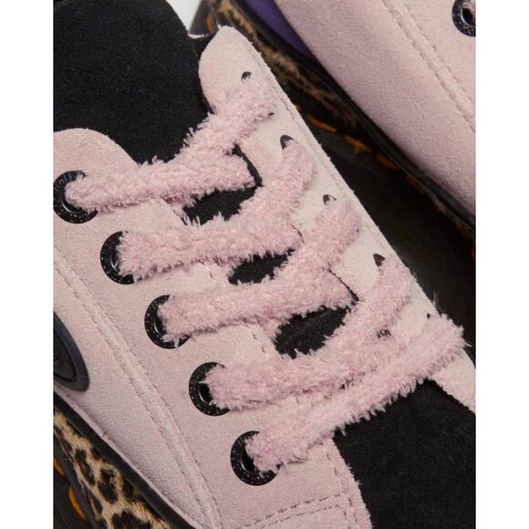 Dr. Martens Buzz 5-Eye Light Tan & Powder Pink Leopard and Suede Shoes UK 7 NIB - Picture 14 of 15